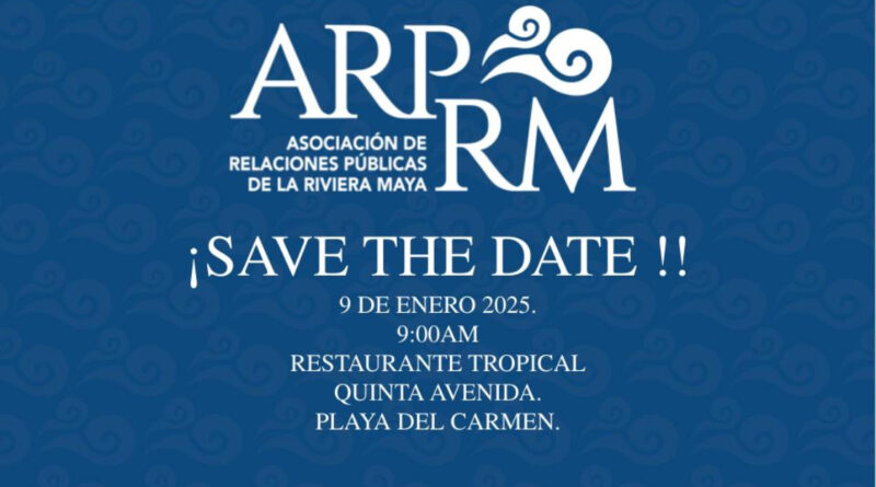 Convocatoria Junta Mensual ARPRM enero 2026. Playa del Carmen.